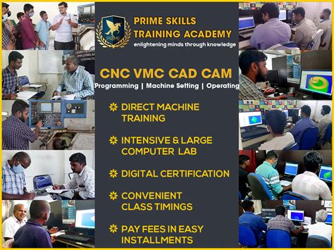 cnc machine operator course in chennai|prime cnc cam training.